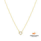 Colar Trevo Glow Banhado em Ouro 18k