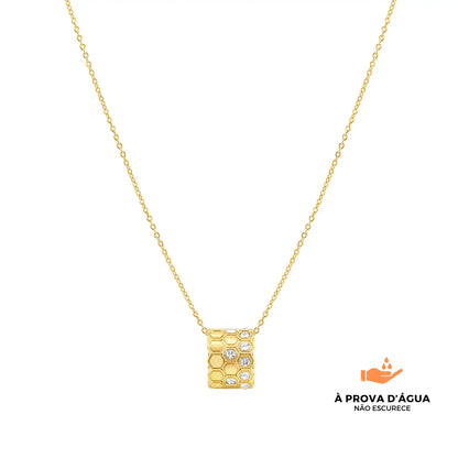 Colar Triplo Kaena Banhado em Ouro 18k