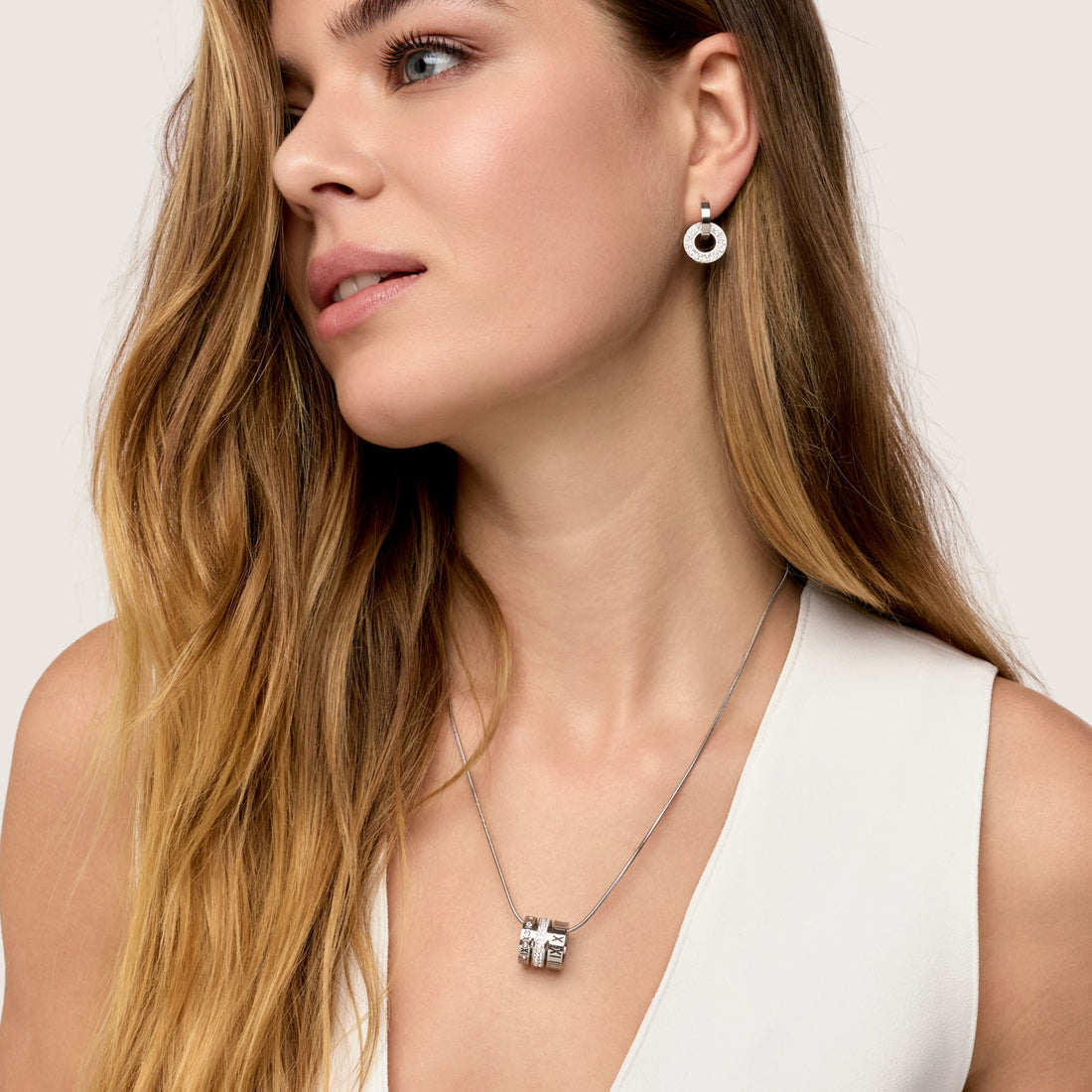 Colar Triplo Momentos Banhado em Prata