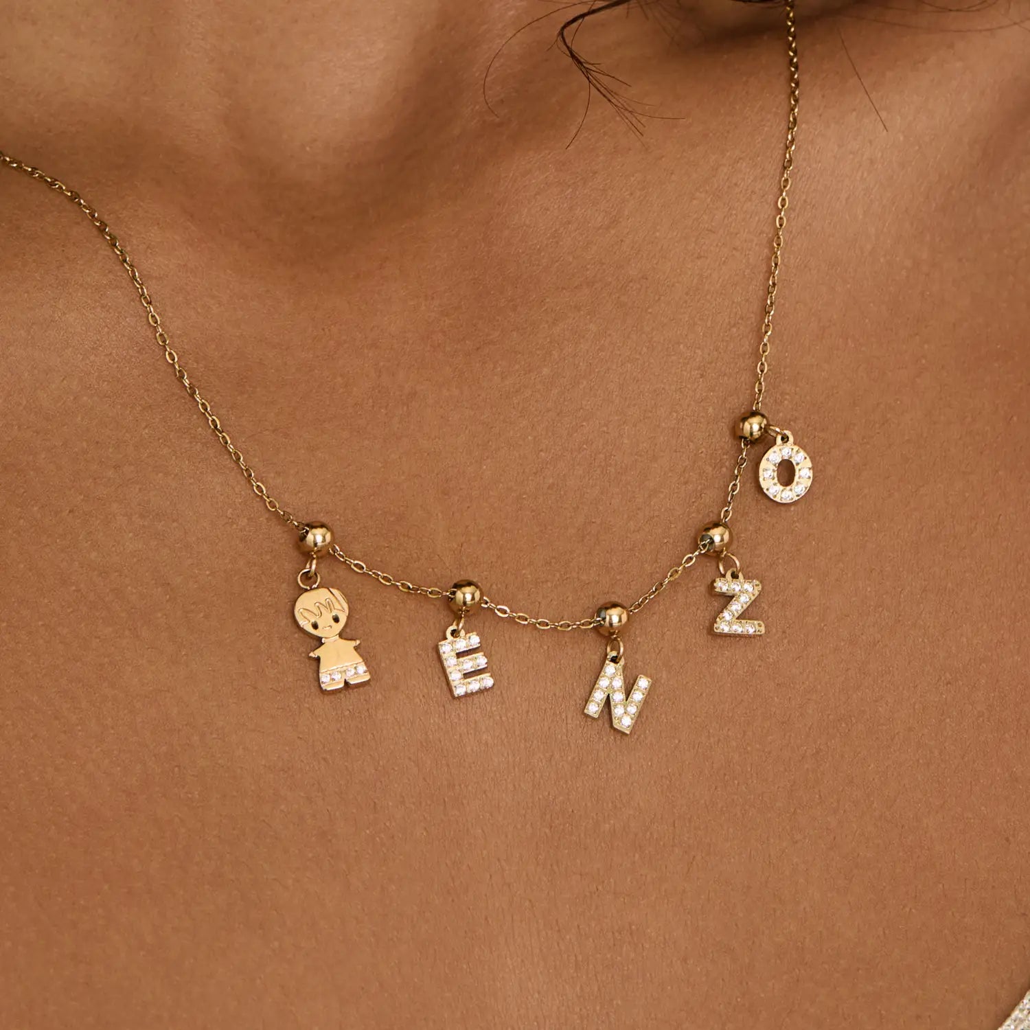 Pingente Inicial O Banhado em Ouro 18k