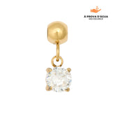 Pingente Ponto de Luz Banhado em Ouro 18k