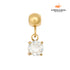 Pingente Ponto de Luz Banhado em Ouro 18k
