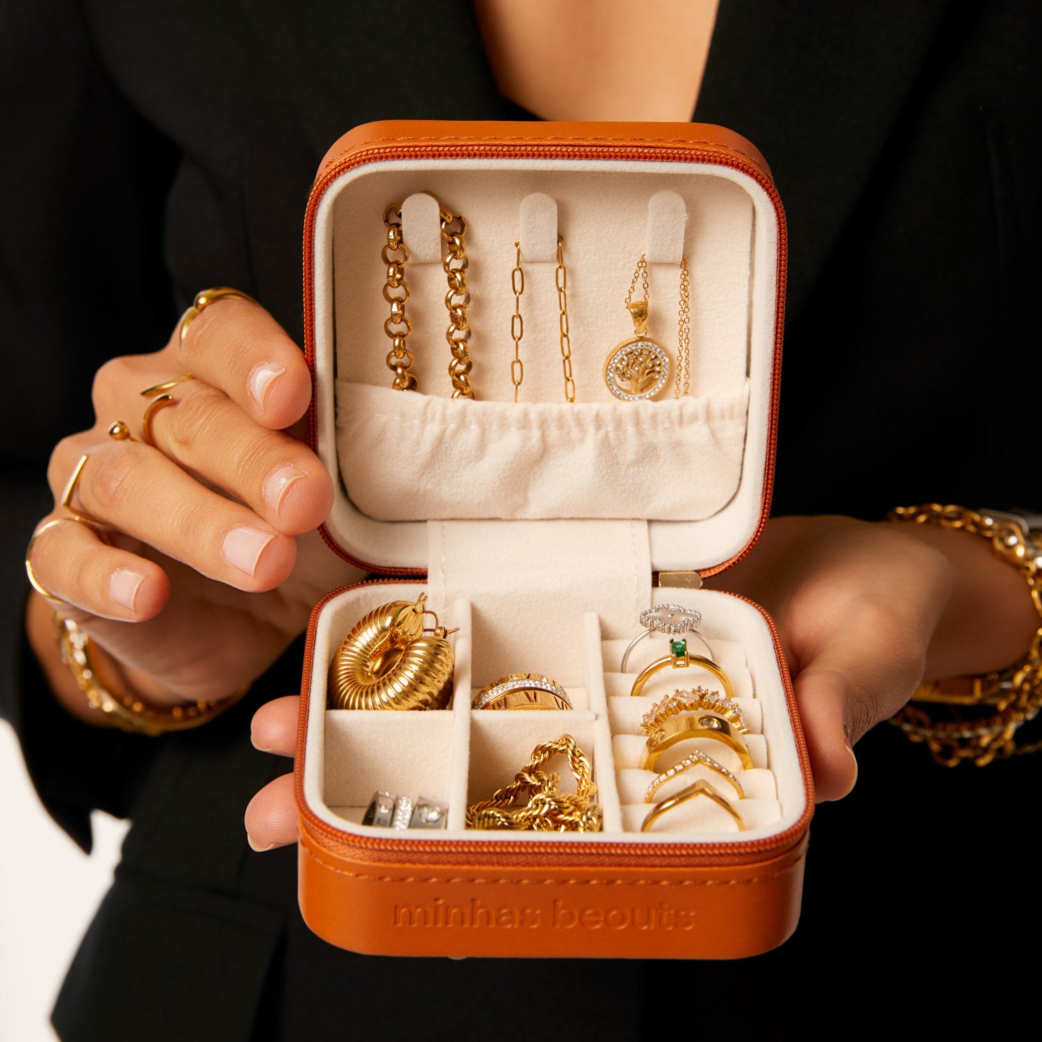 Porta-Joias Beout Marrom