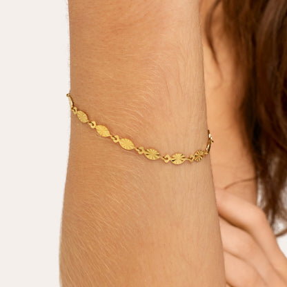 Pulseira Aurea Banhada em Ouro 18k