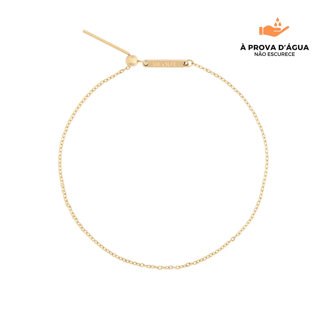 Pulseira Beout Momentos Banhada em Ouro 18k