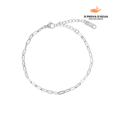 Pulseira Elos Banhado em Prata