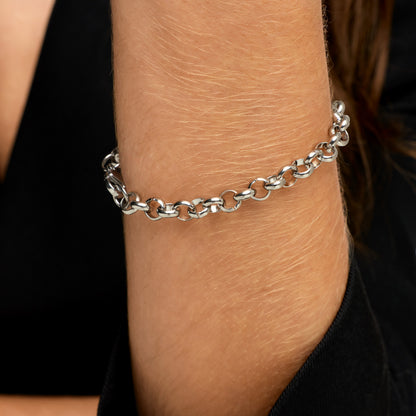 Pulseira Georgina Banhada em Prata