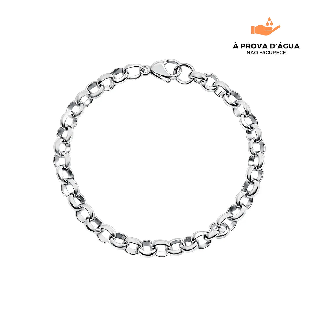 Pulseira Georgina Banhada em Prata