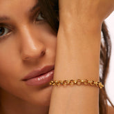 Pulseira Georgina Banhado em Ouro 18k