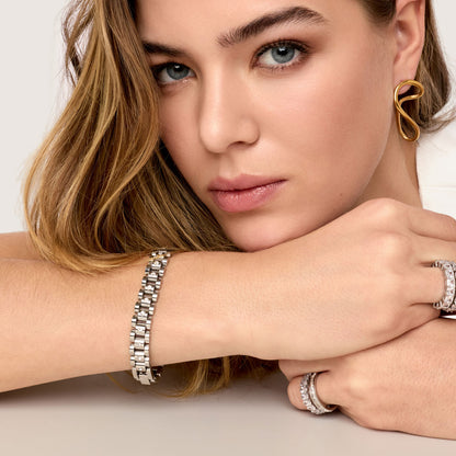 Pulseira Milano Banhada em Prata