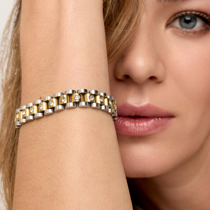 Pulseira Milano Bicolor
