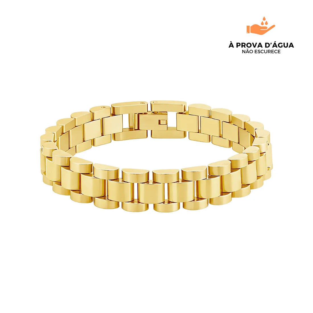 Pulseira Milano Slim Banhada em Ouro 18k