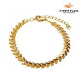 Pulseira Pinhais Banhada em Ouro 18k