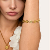 Pulseira Sao Bento Banhada em Ouro 18k