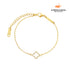 Pulseira Trevo Glow Banhada em Ouro 18k