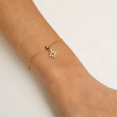 Pingente Estrela Slim Banhado em Ouro 18k