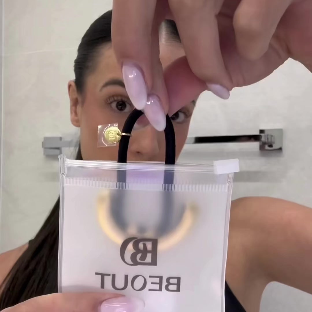 Mix de 5 Elásticos Banhados em Ouro 18k